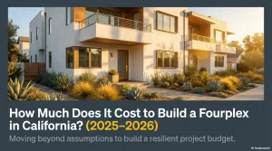 cost to build a fourplex in California