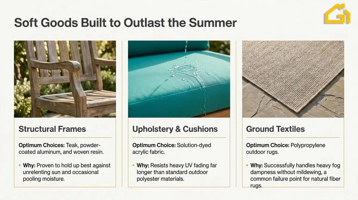 Furniture and Textiles Built to Last Outdoors